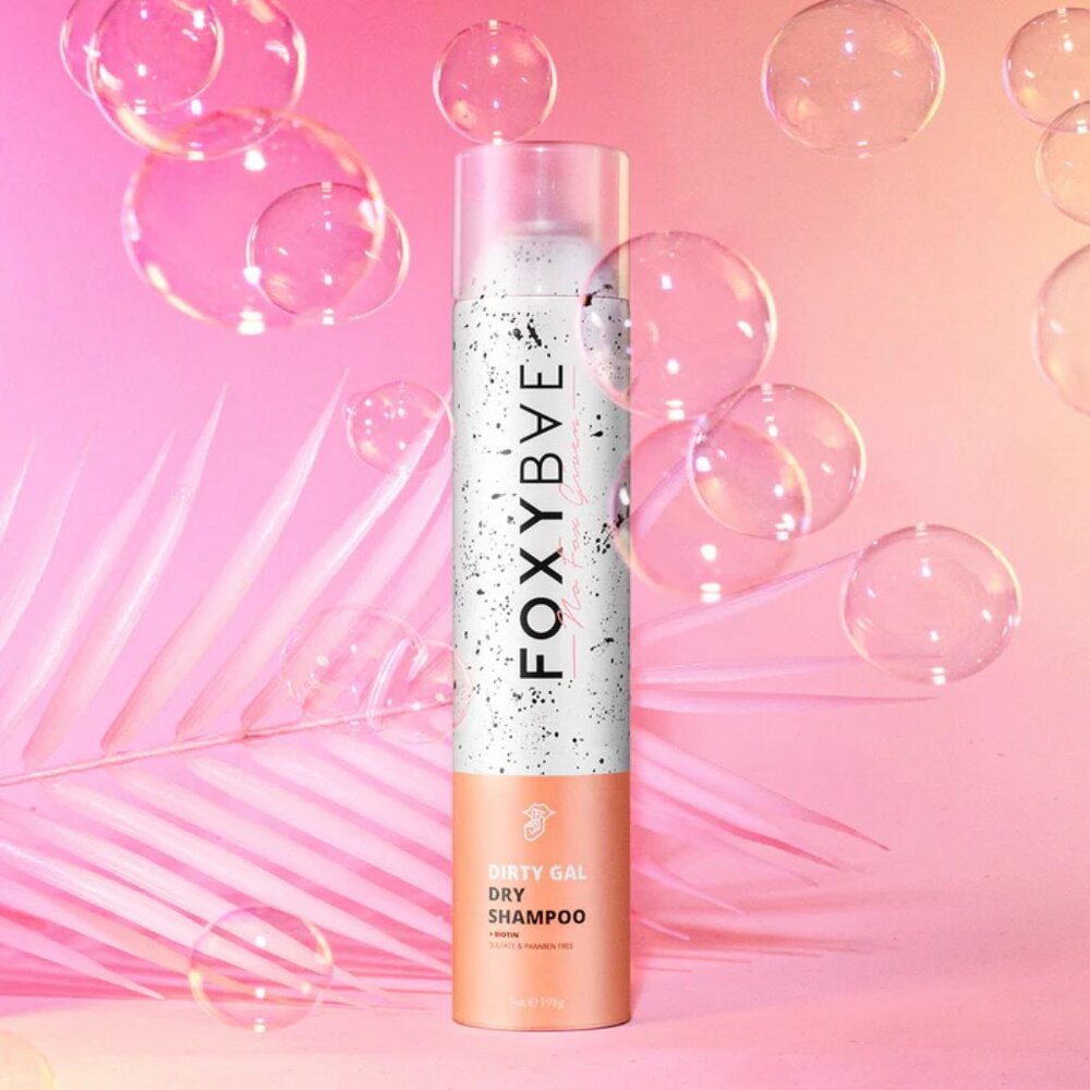 FOXYBAE Dirty Gal Dry Shampoo – Peach Pink